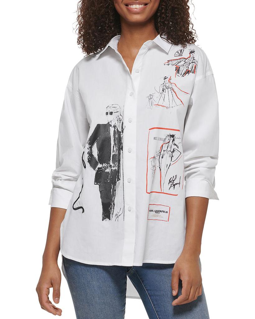 Poplin Button Up Shirt商品第6张图片规格展示