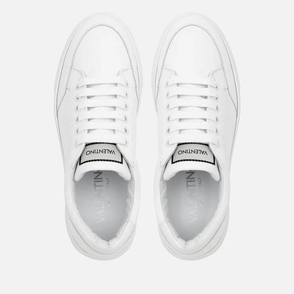 商品Valentino|Valentino Women's Baraga Summer Embossed Leather Flatform Trainers,价格¥1229,第4张图片详细描述