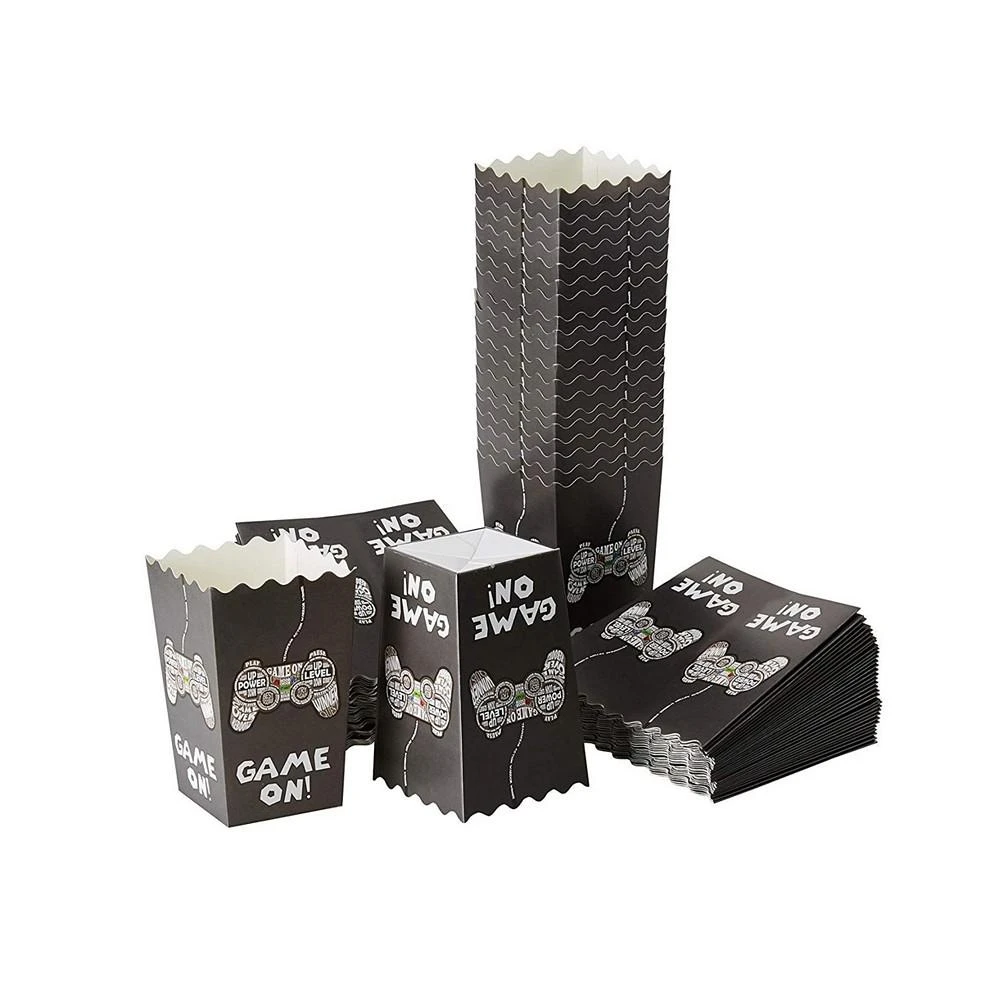 商品Blue Panda|100 Pack Mini Paper Popcorn Boxes, Themed Video Game Party Decorations for Treats, Snacks (3.3 x 5.5 In),价格¥195,第1张图片