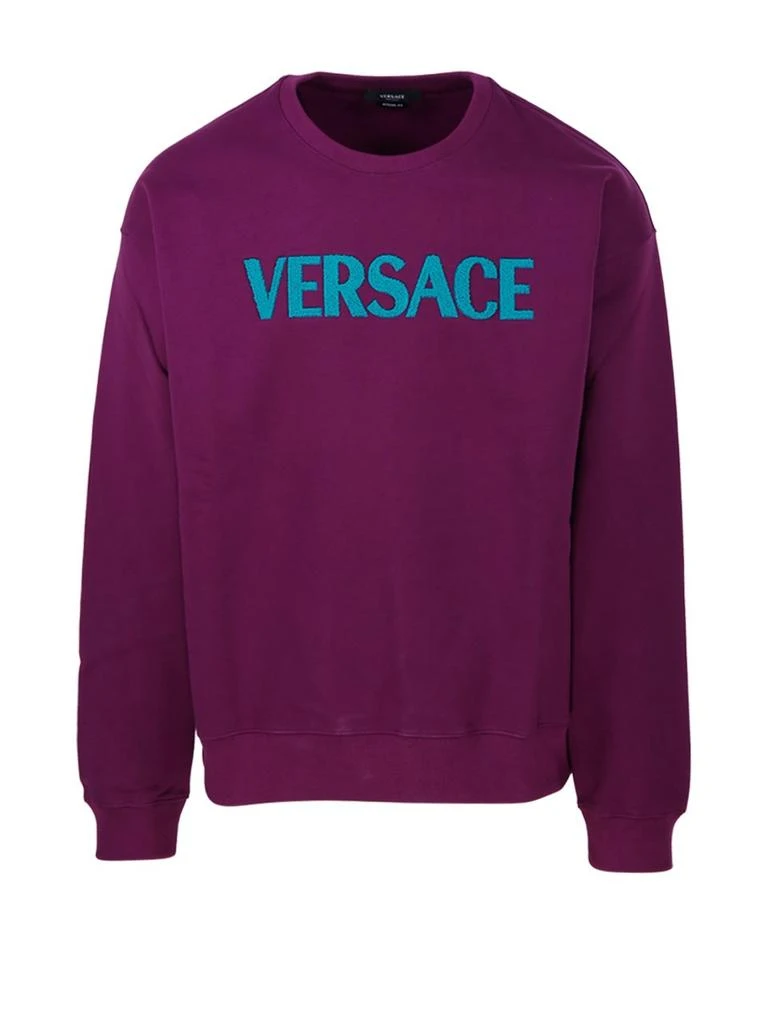商品Versace|Versace Logo Printed Crewneck Sweatshirt,价格¥2695,第1张图片