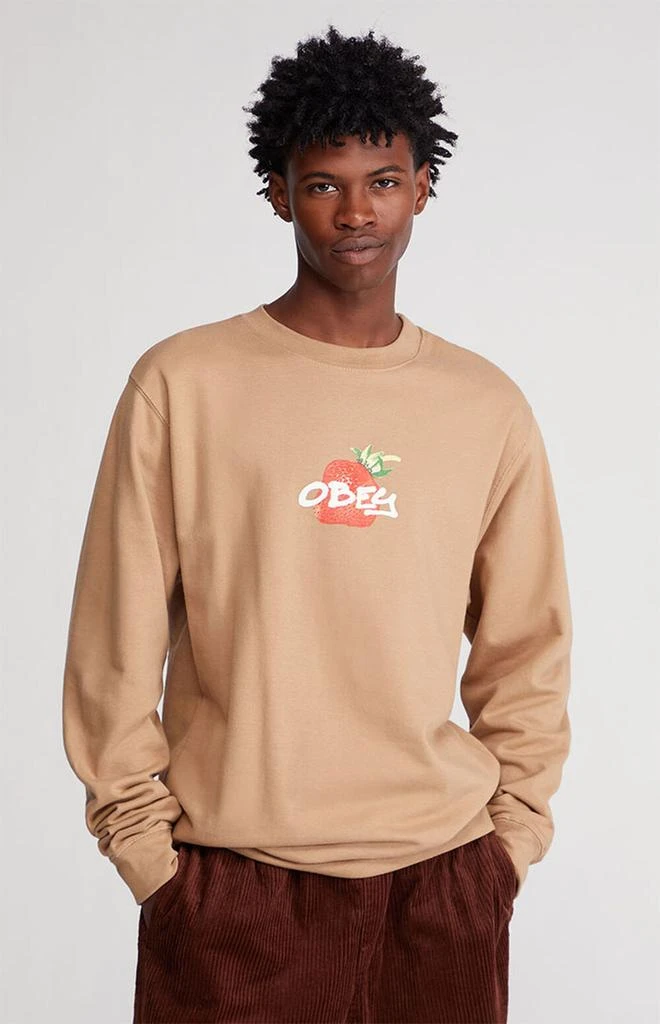 商品Obey|Strawberry Crew Neck Sweatshirt,价格¥561,第1张图片