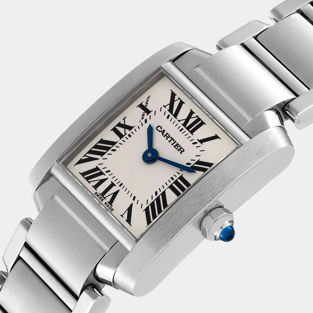 商品[二手商品] Cartier|Cartier Tank Francaise Small Silver Dial Steel Ladies Watch W51008Q3 20 x 25 mm,价格¥25833,第2张图片详细描述
