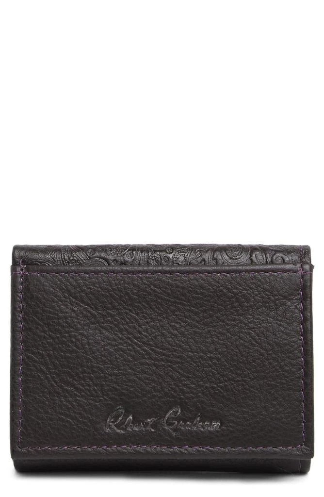 商品Robert Graham|Dakota Leather Trifold Wallet,价格¥140,第1张图片