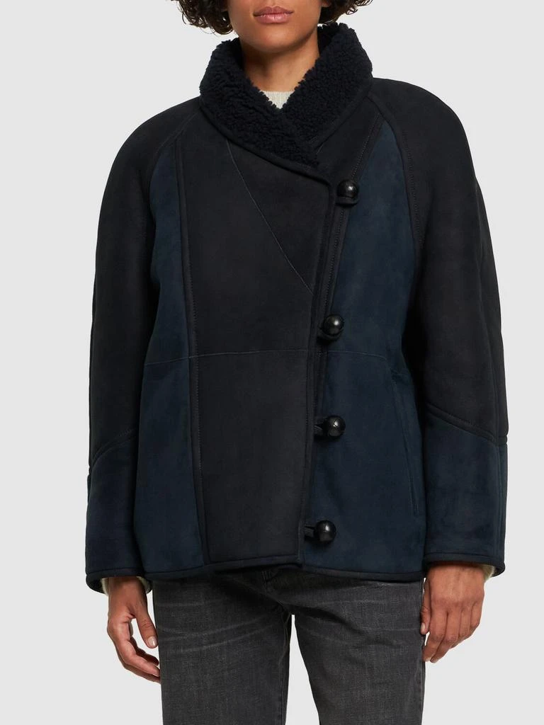 商品MARANT ETOILE|Abeni Lambfur Leather Jacket,价格¥8662,第2张图片详细描述