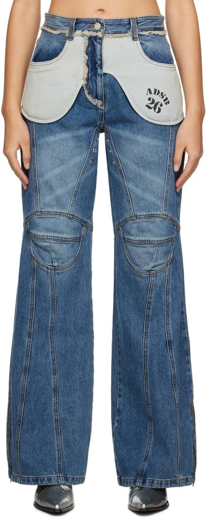 商品ANDERSSON BELL|Blue Madison Contoured Jeans,价格¥1883,第1张图片