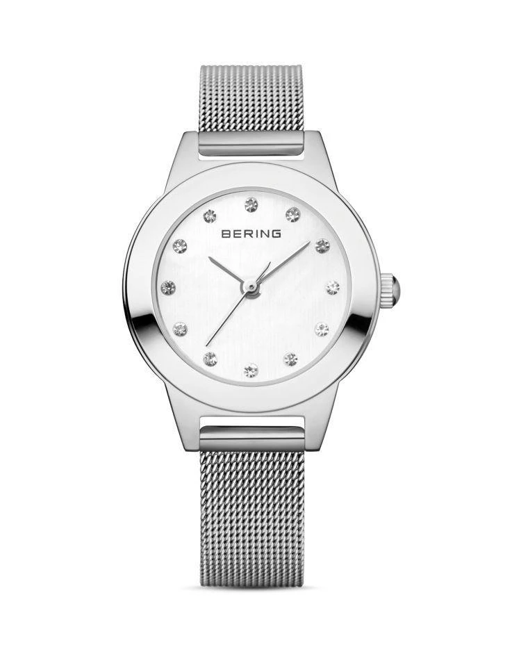 商品Bering|Classic Mesh Strap Watch, 25mm,价格¥734,第1张图片