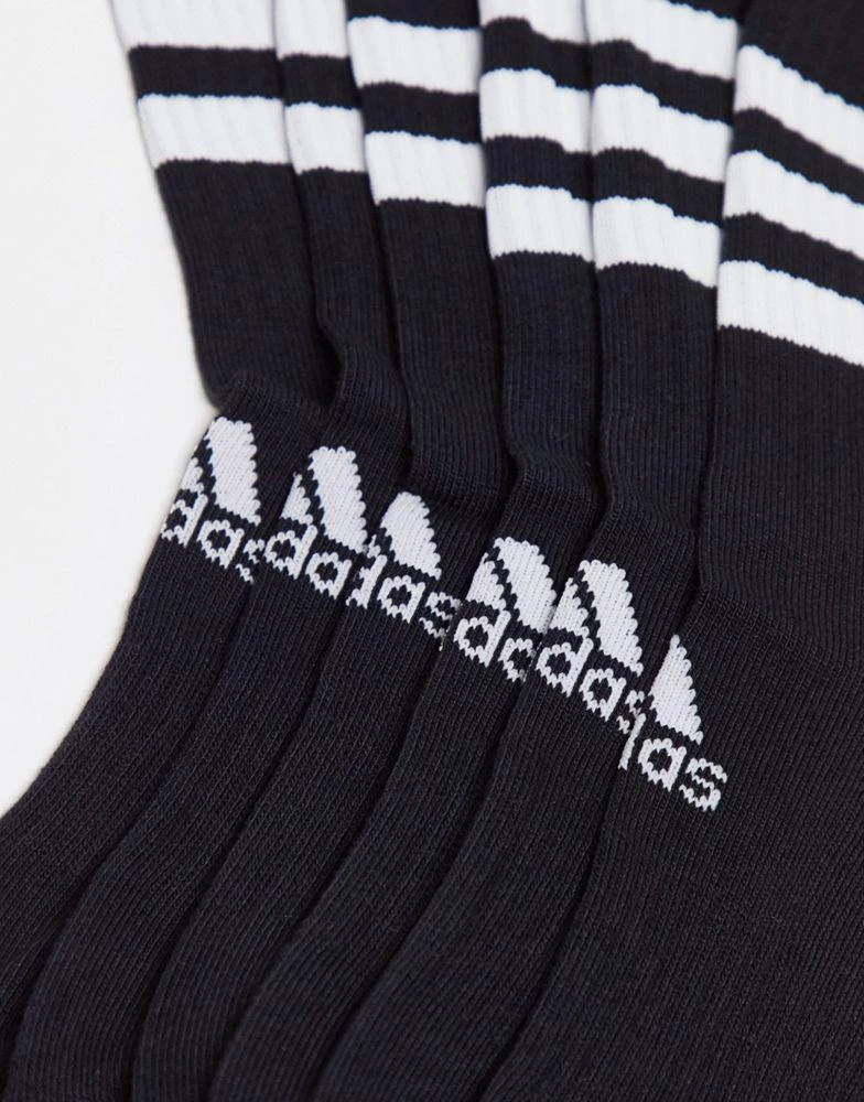 商品Adidas|adidas Training 3 pack 3-stripe ankle socks in white,价格¥110,第2张图片详细描述