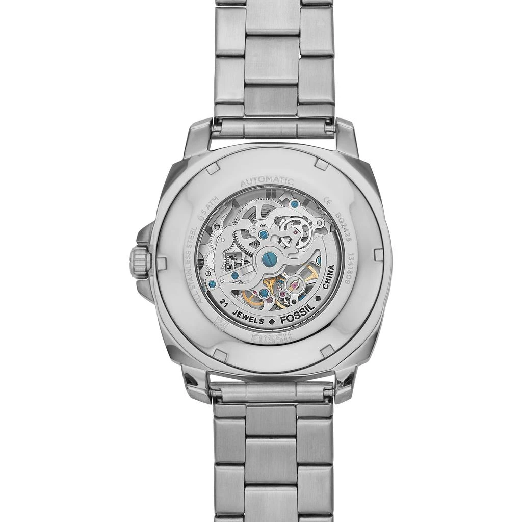 商品Fossil|Men's Privateer Sport Automatic, Stainless Steel Watch,价格¥1317,第3张图片详细描述