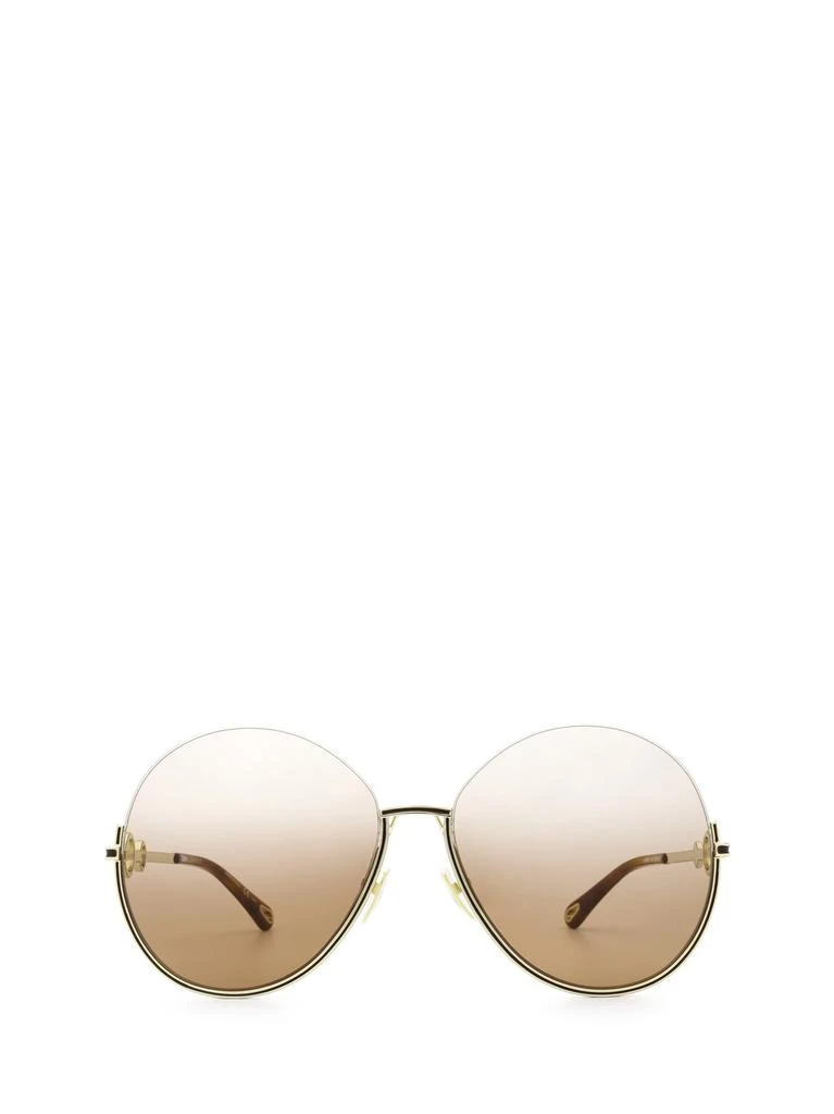 商品Chloé|Chloé CH0067S gold female sunglasses,价格¥2802,第1张图片