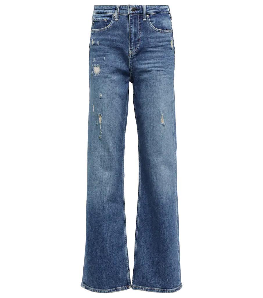 商品AG Jeans|高腰男友风牛仔裤,价格¥1963,第1张图片