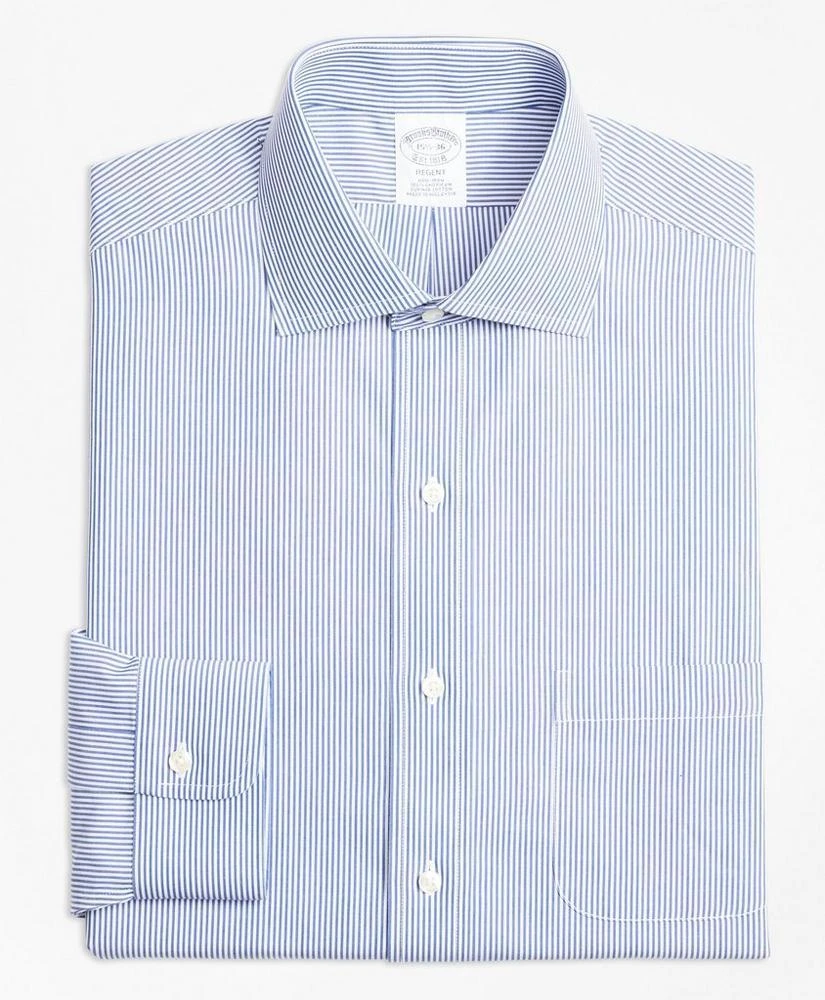 商品Brooks Brothers|Regent Regular-Fit Dress Shirt, Non-Iron Candy Stripe,价格¥413,第4张图片详细描述