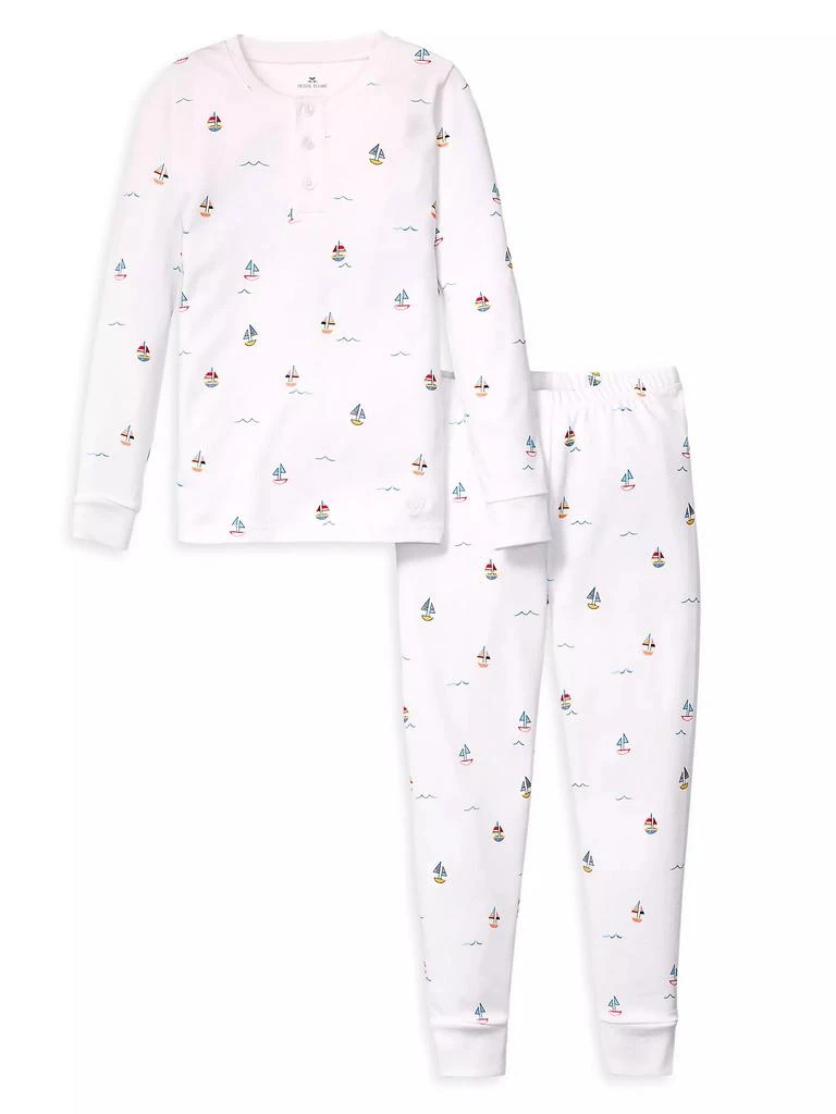 商品Petite Plume|Little Boy's & Boy's Bateau 4-Piece Pajamas Set,价格¥735,第3张图片详细描述