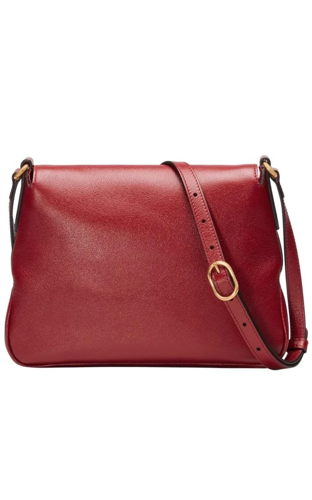 商品Gucci|Small Messenger with Double GG Bag in Red,价格¥19821,第3张图片详细描述