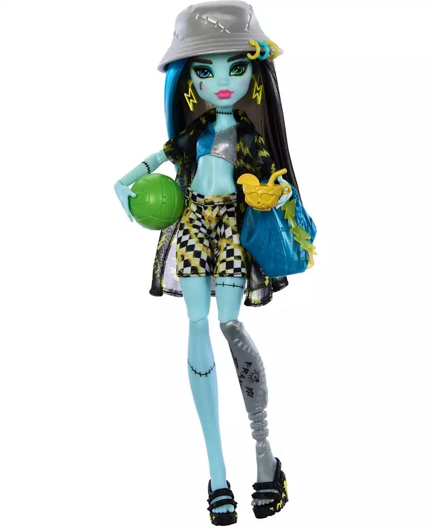 商品Monster High|Scare-Adise Island Frankie Stein Fashion Doll with Swimsuit Accessories,价格¥112,第4张图片详细描述