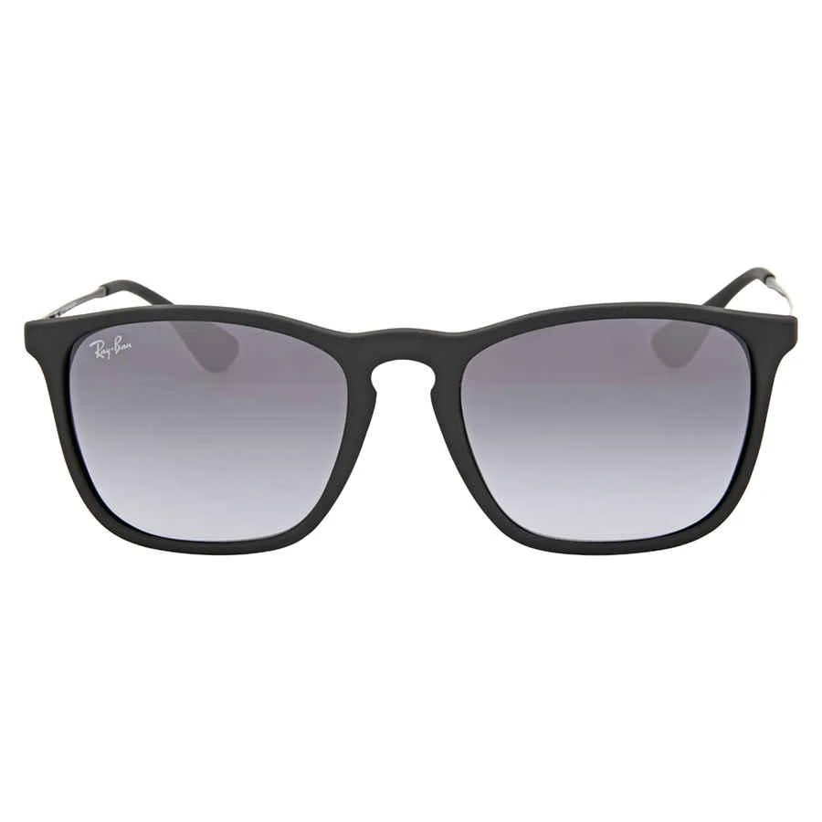 商品Ray-Ban|Chris Grey Gradient Square Unisex Sunglasses RB4187 622/8G 54,价格¥696,第1张图片