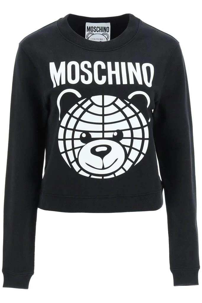 商品Moschino|CROPPED SWEATSHIRT WITH TEDDY PRINT,价格¥1054,第1张图片