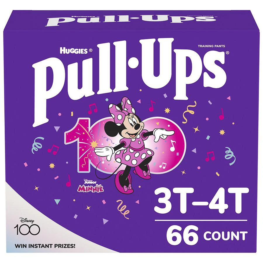 商品Huggies Pull-Ups|Girls' Potty Training Pants 3T-4T Size,价格¥291,第1张图片