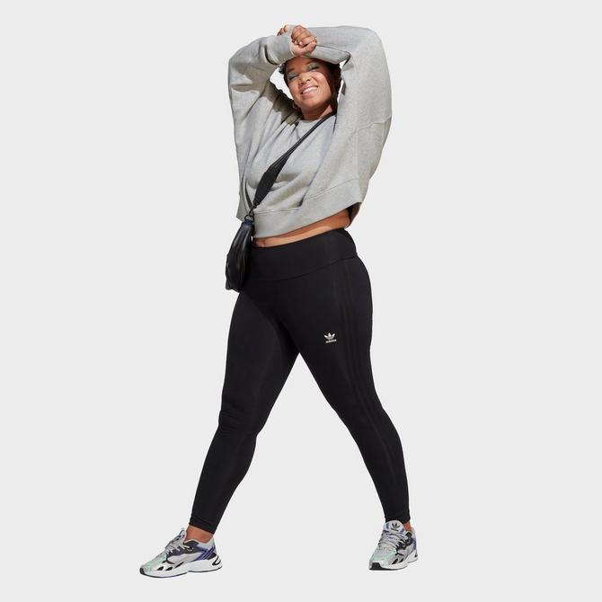 Women's adidas Originals Adicolor Essentials Crew Long Sleeve Sweatshirt (Plus Size)商品第3张图片规格展示