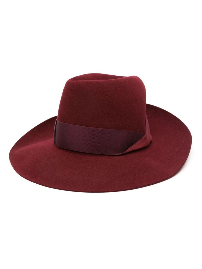 商品BORSALINO|BORSALINO - Alessandria Shaved Fur Felt Fedora Hat,价格¥2913,第1张图片