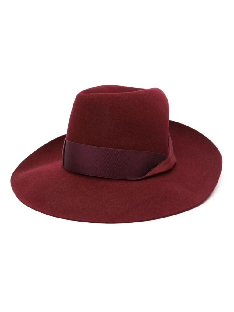 商品BORSALINO|BORSALINO - Alessandria Shaved Fur Felt Fedora Hat,价格¥1645,第1张图片