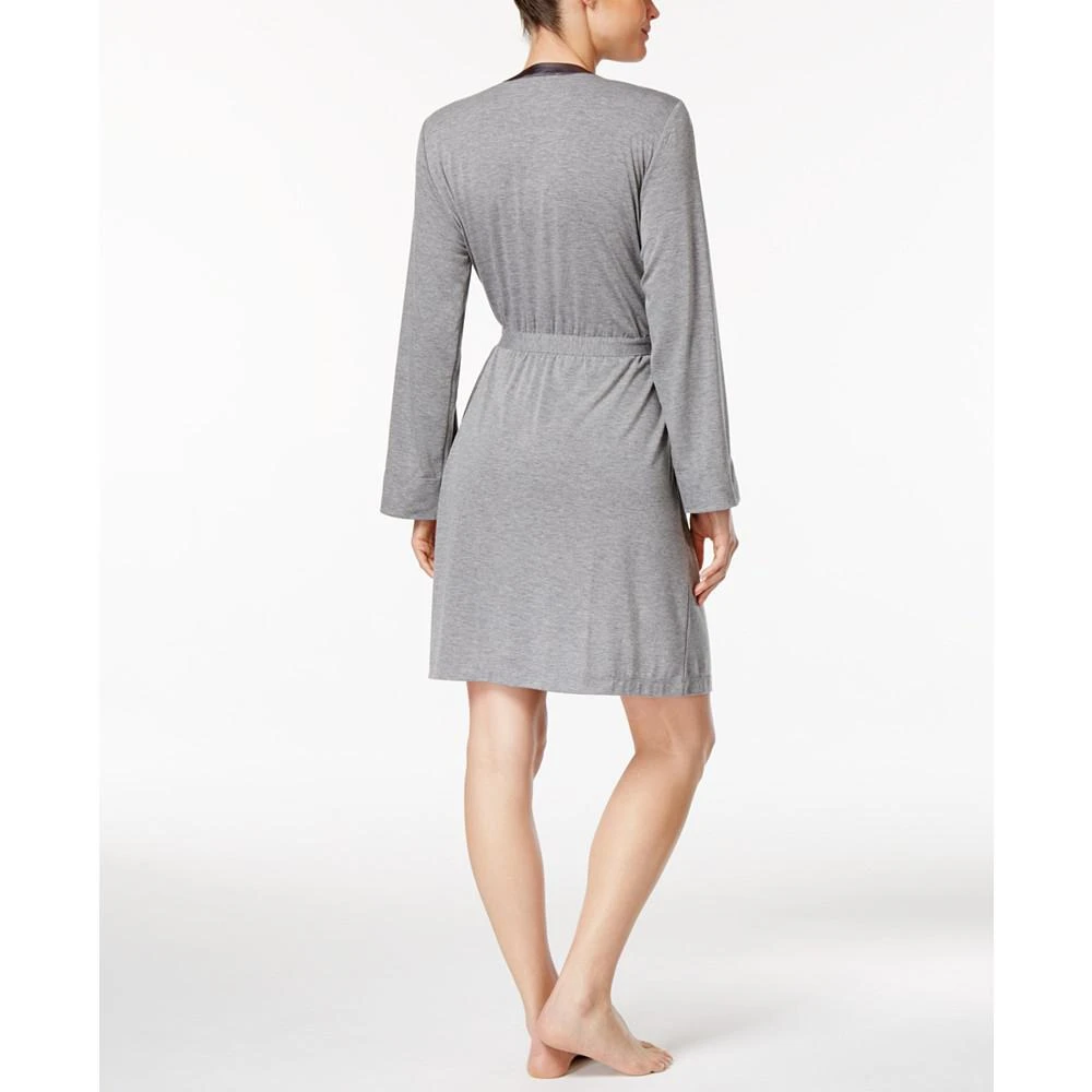 商品Alfani|Satin-Trimmed Wrap Robe, Created for Macy's,价格¥260,第2张图片详细描述