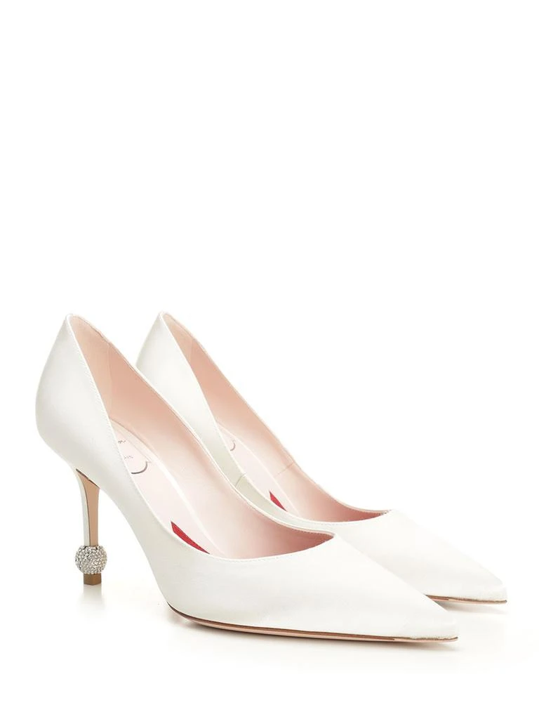 商品Roger Vivier|Jewel Heel Pumps Beige,价格¥8049,第2张图片详细描述