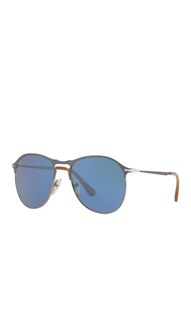 商品Persol|56mm Mirrored Aviator Sunglasses,价格¥568,第2张图片详细描述