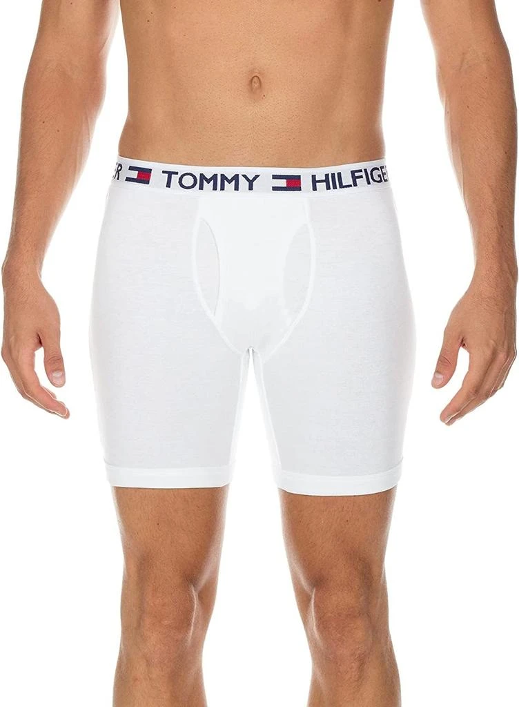 商品Tommy Hilfiger|Tommy Hilfiger Men's Underwear Cotton Classics 4-Pack Boxer Brief-Amazon Exclusive,价格¥241,第2张图片详细描述