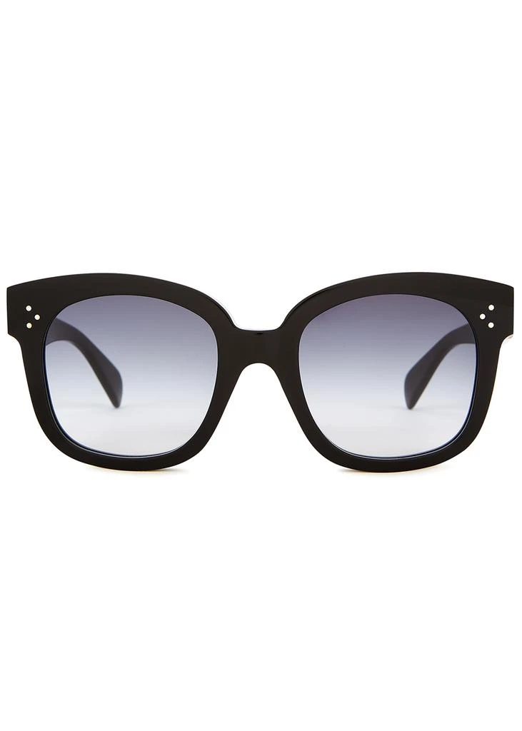 商品Celine|Black oversized square-frame sunglasses,价格¥2779,第2张图片详细描述