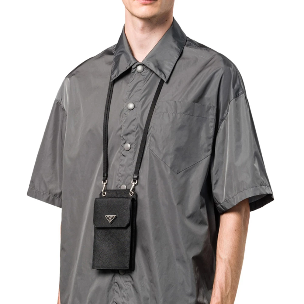 Prada 普拉达 男士黑色手机包 2ZH068-053-F0002 商品