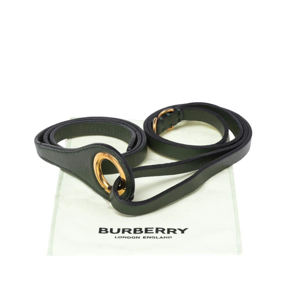 Burberry Green Leather Grommet Waist Belt S/M 商品