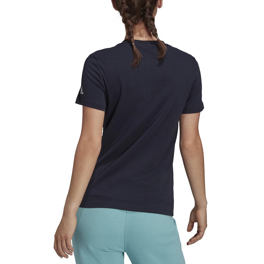 商品Adidas|Women's Essentials Cotton Linear Logo T-Shirt,价格¥108,第4张图片详细描述