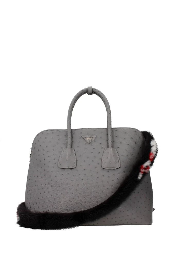 商品Prada|Shoulder Strap Leather Black,价格¥3838,第2张图片详细描述