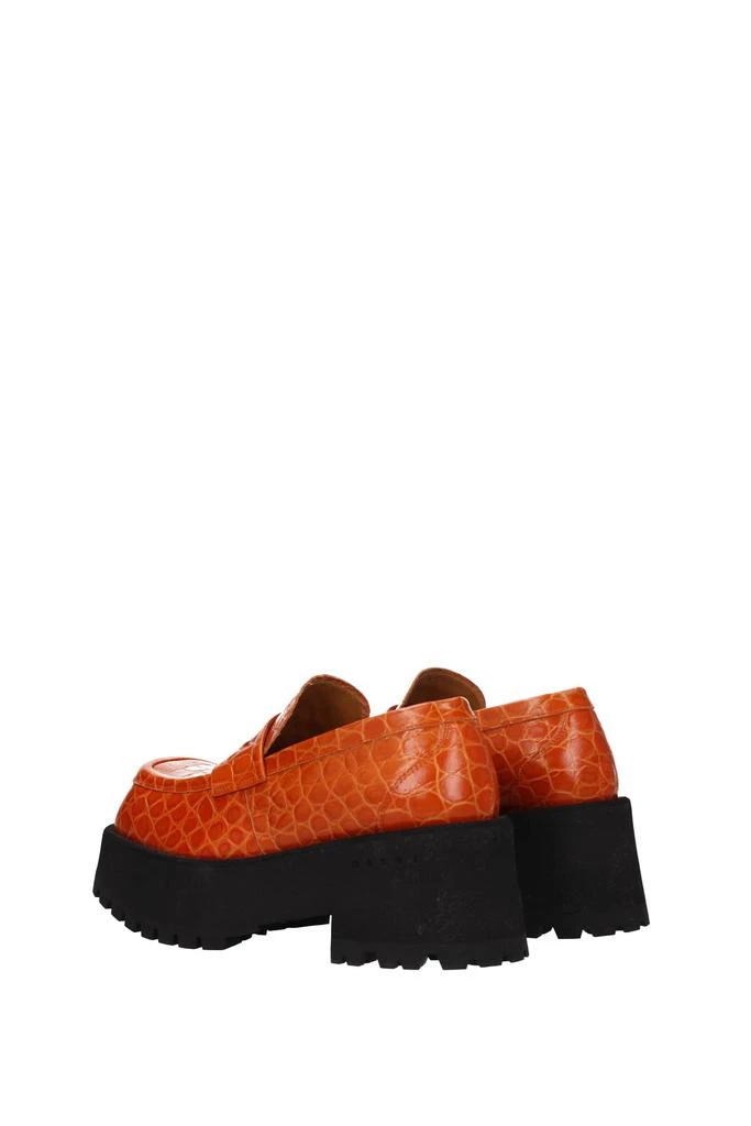 商品Marni|Loafers Leather Orange Dragon Fire,价格¥3032,第4张图片详细描述