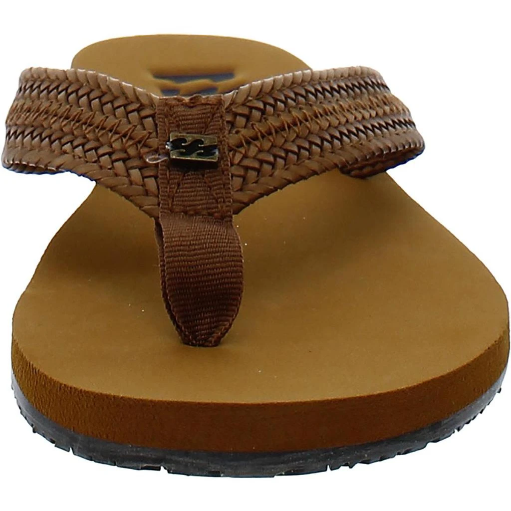 商品Billabong|Billabong Womens Faux Leather Toe-Post Flip-Flops,价格¥174,第3张图片详细描述