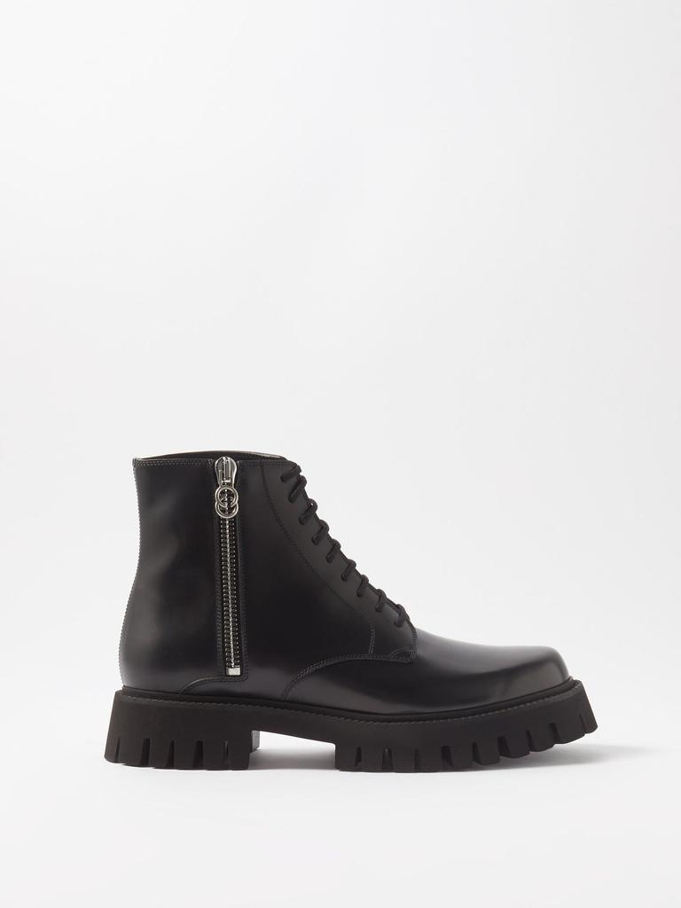 商品Gucci|Leather ankle boots,价格¥6778,第1张图片