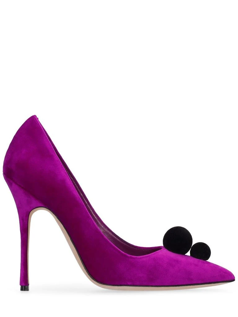 商品Manolo Blahnik|115mm Piera Velvet Pumps,价格¥6637,第1张图片