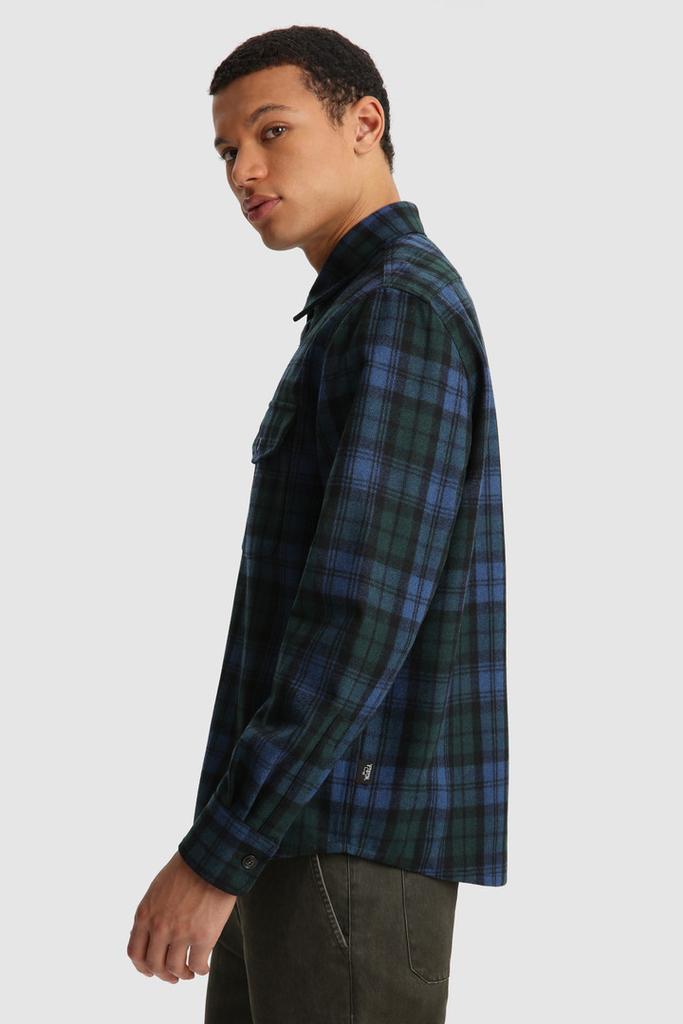 Wool Blend Oxbow Flannel Overshirt - Made in USA商品第3张图片规格展示