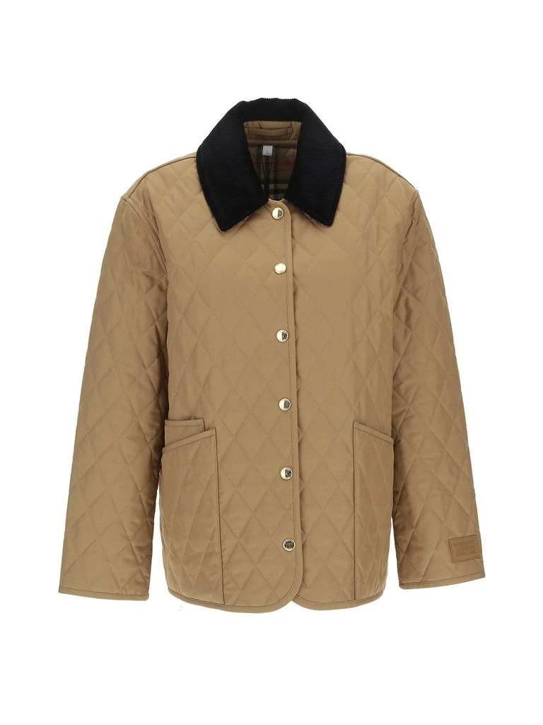 Burberry Burberry Diamond Quilted Button-Up Jacket