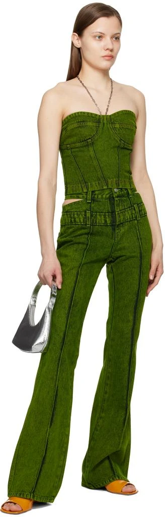 商品ANDERSSON BELL|Green Joan Double Waist Jeans,价格¥2003,第4张图片详细描述