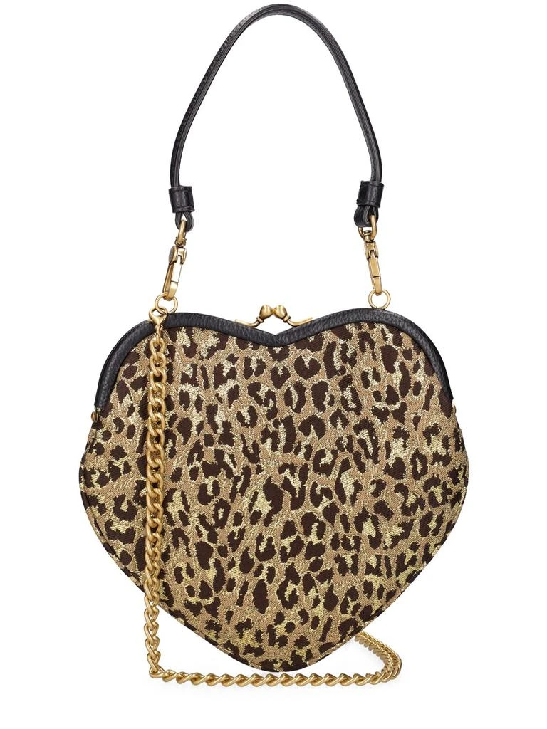 商品Vivienne Westwood|Belle Heart Leo Print Top Handle Bag,价格¥3305,第5张图片详细描述