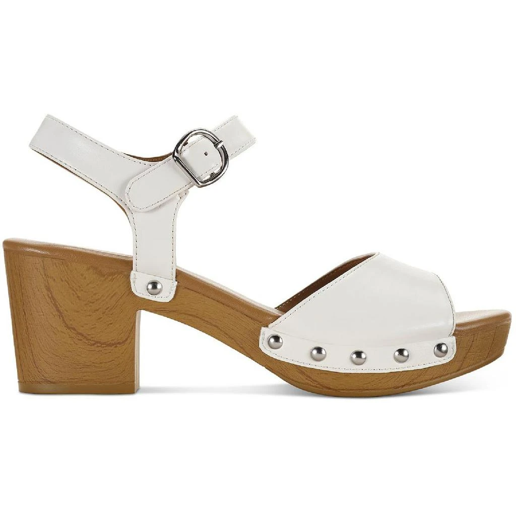 Style & Co. Womens Anddreas Faux Leather Clog Heel Sandals 商品