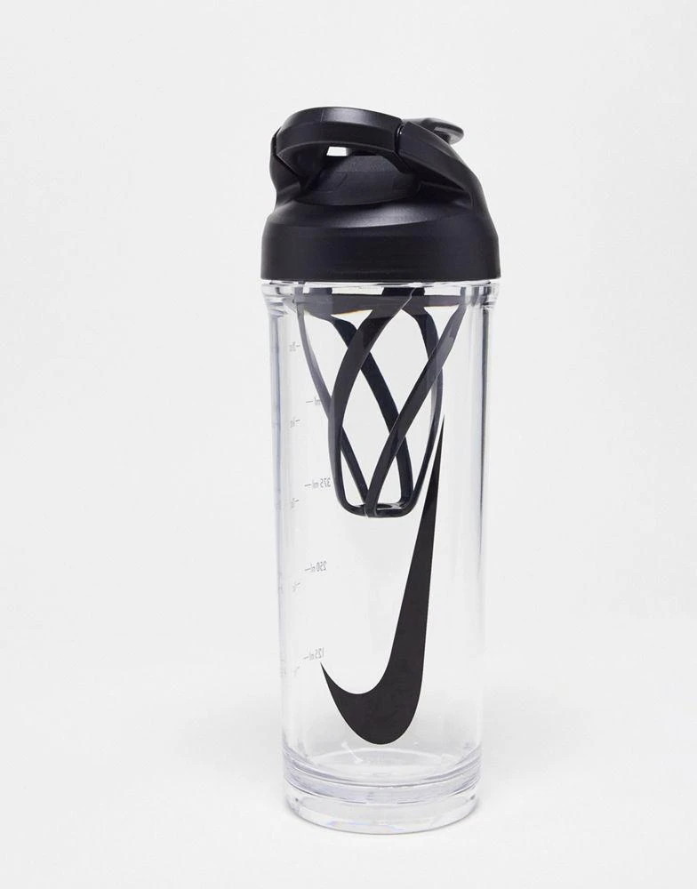 商品NIKE|Nike Training Hypercharge 24oz Protein shaker bottle in clear and black,价格¥238,第1张图片