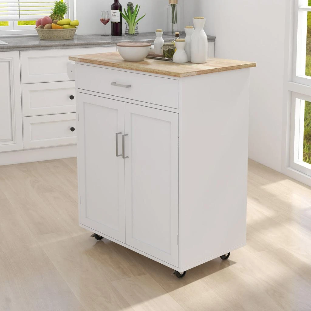 商品Simplie Fun|Kitchen island rolling trolley cart,价格¥2308,第4张图片详细描述