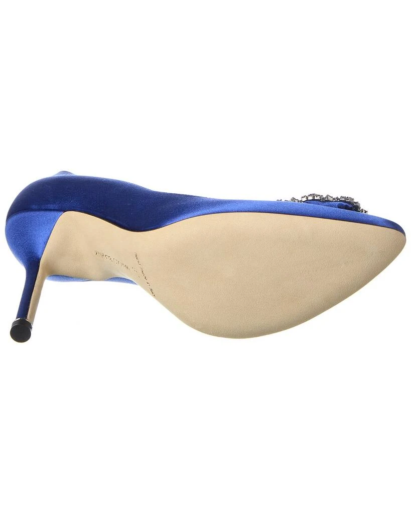 商品Manolo Blahnik|Manolo Blahnik Hangisi 105 Satin Pump,价格¥7486,第4张图片详细描述