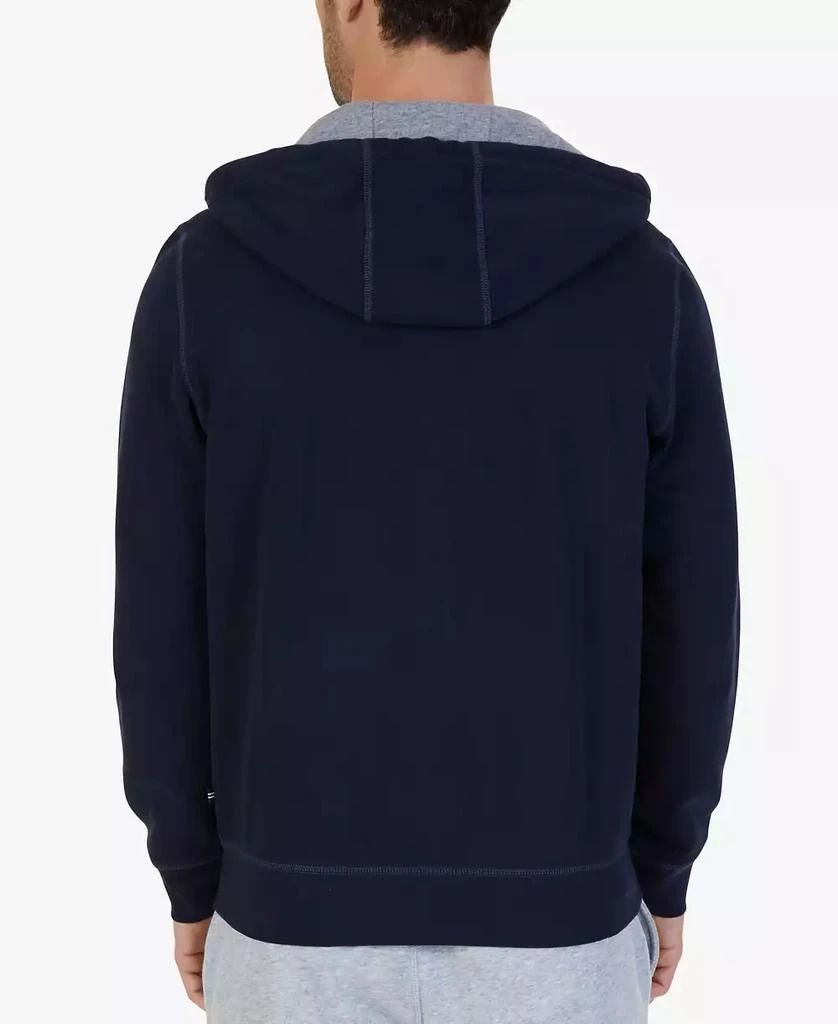 商品Nautica|Men's Classic-Fit Super Soft Knit Fleece Zip Hoodie,价格¥455,第2张图片详细描述