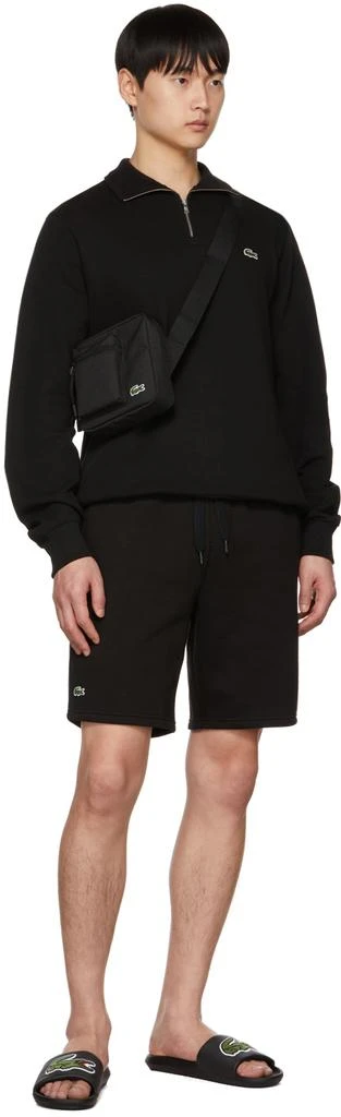 商品Lacoste|Black Classic Half-Zip Sweater,价格¥765,第4张图片详细描述