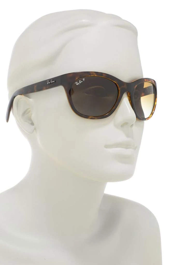 商品Ray-Ban|56mm Highstreet Polarized Cat Eye Sunglasses,价格¥472,第3张图片详细描述
