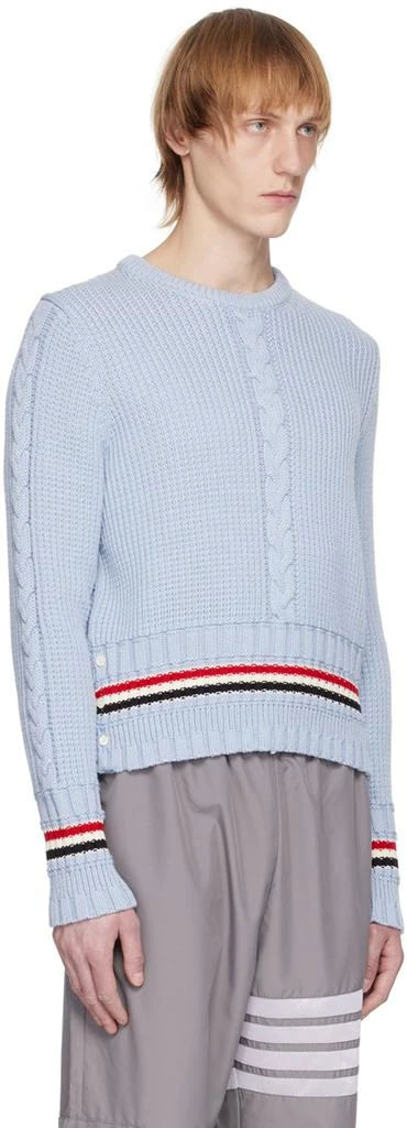 商品Thom Browne|Blue Stripe Sweater,价格¥3340,第2张图片详细描述