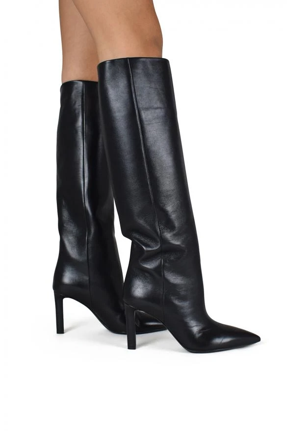 商品Yves Saint Laurent|Luxury shoes for women saint laurent kate 85 boots in black leather,价格¥7109,第2张图片详细描述